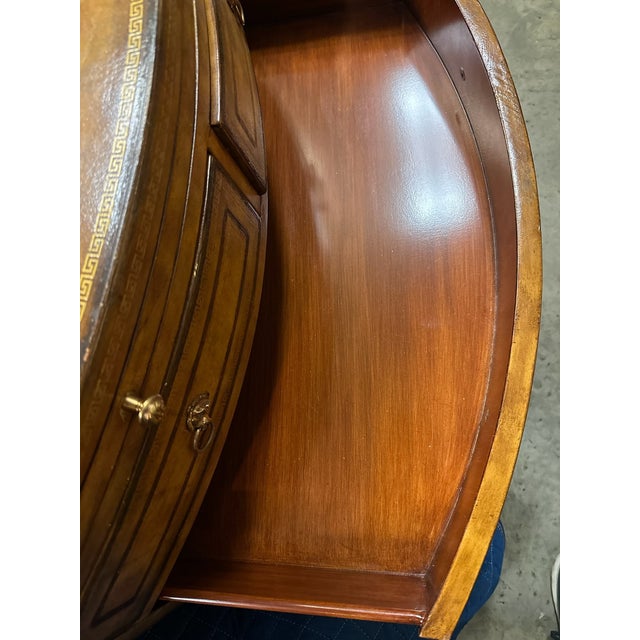 Maitland Smith Georgian Leather Chest For Sale - Image 13 of 14