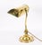 This is a truly superb antique Art Deco articulated brass bankers lamp, circa 1920 in date. It has an adjustable stem on a...