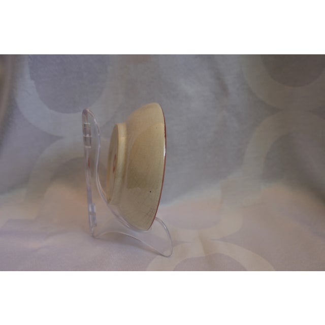 Farmhouse Vintage Graf Hand-Crafted German Crackle Art Pottery Bowl For Sale - Image 3 of 5