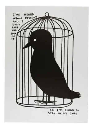 David Shrigley, Ive Heard About Freedom, 2022, Paper