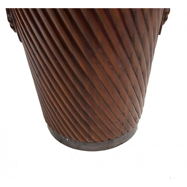 Irish Brass Bucket Planter For Sale - Image 5 of 10