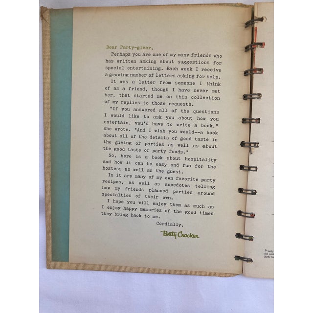 Illustration Betty Crocker’s Guide to Easy Entertaining / Rare First Edition For Sale - Image 3 of 4
