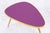 Vintage Flower Table in Purple, 1960s For Sale - Image 5 of 10