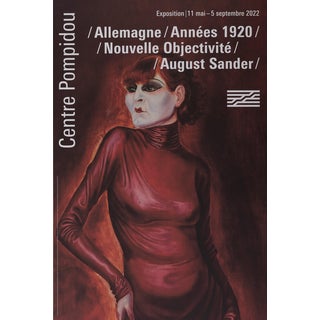 Portrait of the Dancer Anita Barber Poster attributed to Otto Dix For Sale