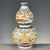 Mid 20th Century Vintage Chinese Famille Rose "Five Blessings" Double Gourd Vase With 1977 Art Gallery Label For Sale - Image 5 of 9