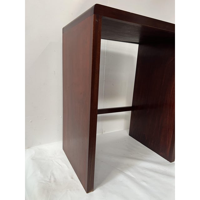 Art Deco Console Table in Mahogany Veneer, 20th Century For Sale - Image 6 of 10