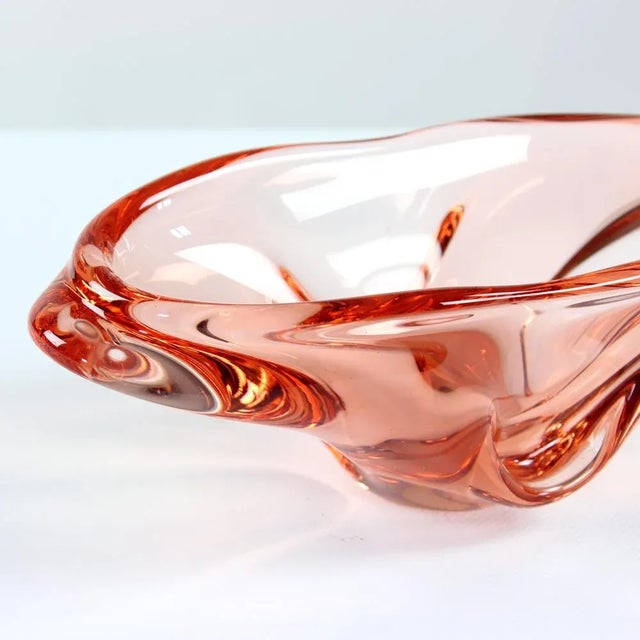 Art Glass Bowl by Josef Hospodka for Sklarny Chribska, 1960s For Sale - Image 4 of 11