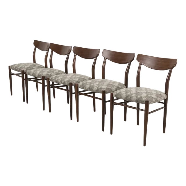 Vintage Chairs from Lübke, Set of 5 For Sale
