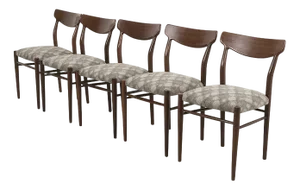 Vintage Chairs from Lübke, Set of 5