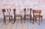 Art Deco Chairs in Beech and Walnut attributed to Thonet, Czech, 1940s, Set of 4 For Sale - Image 13 of 14