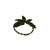 Vintage Tole Poinsettia Holiday Napkin Rings - Set of 6 For Sale In Dallas - Image 6 of 6