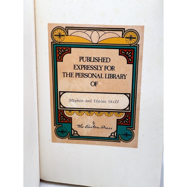 Set of 6 Vintage Leather & Faux Leather Bound Classic Books – 4 Easton Press Editions For Sale - Image 13 of 18