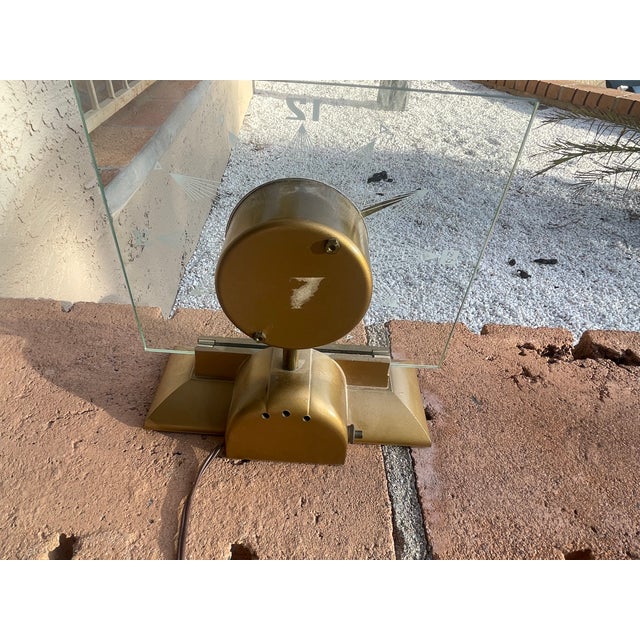 Art Deco 1930s Mastercrafters Fantasy Clock Starlight Model - Works Fine For Sale - Image 10 of 11