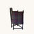 Large Antique Armchair with High Armrests in Tartan Fabric, 1890s For Sale - Image 3 of 13