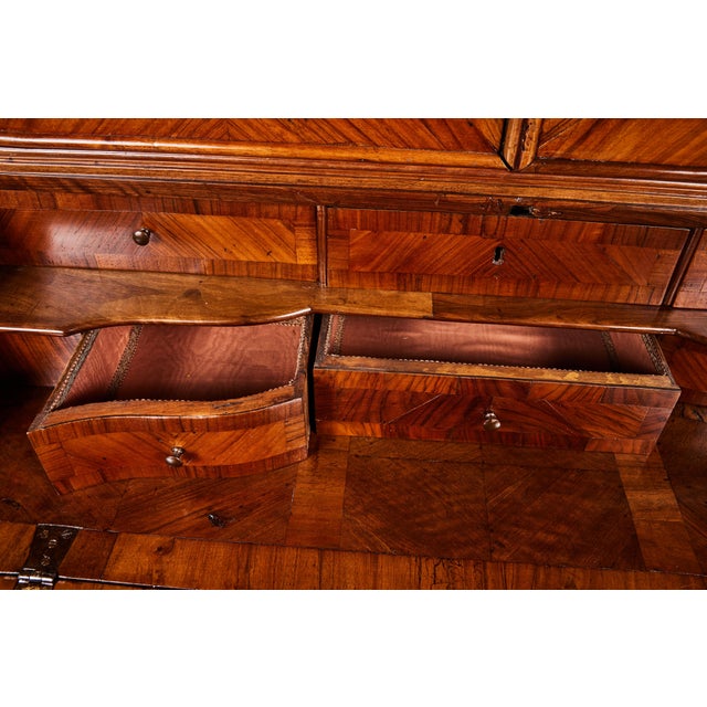 18th Century, Veneered and Inlaid Secretary For Sale - Image 12 of 12