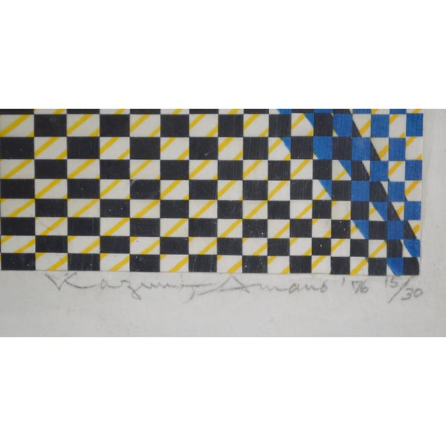 "Involution - Union 4b" Original Large-Scale Abstract Woodcut by Kazumi Amano For Sale In Monterey, CA - Image 6 of 6