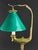 Exceptional and very rare French table lamp, first half of the 20th century, crafted in heavy gilt metal and designed in...