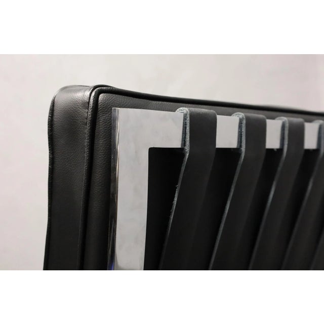 Mies Van Der Rohe for Knoll Barcelona Chair and Stool For Sale In Dallas - Image 6 of 10