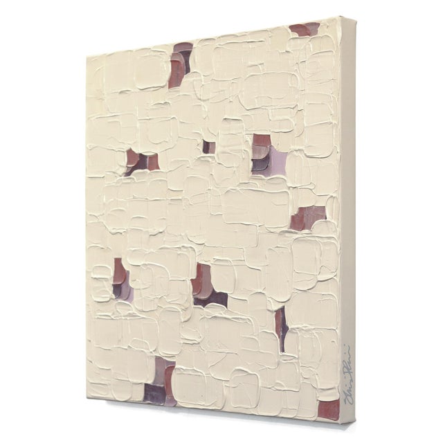 Textured Delicacies 4 - Impasto Textural Thick Acrylic Paint Abstract Original Artwork by Shiri Phillips For Sale In Los Angeles - Image 6 of 9