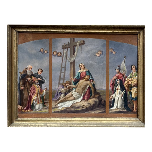 The Deposition of Christ, 1700s-1800s, Oil Painting, Framed For Sale