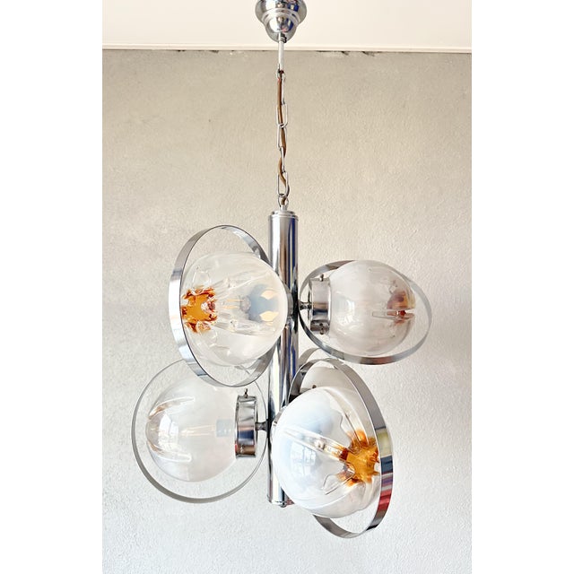 Vintage Sputnik Light from Mazegga, 1970s For Sale - Image 4 of 17