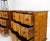 Pair of Fine Italian Inlayed Three Drawers Banded Tops Night End Table Stands Small Dressers Chests Cabinets MINT!
