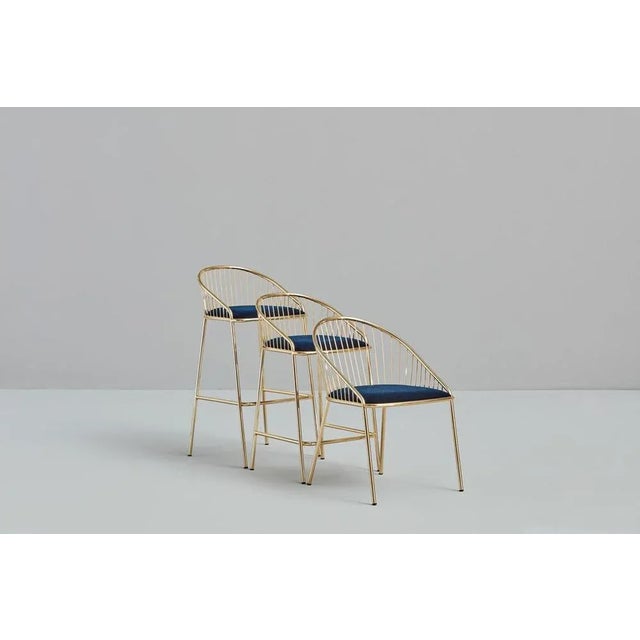 Metal Agora Bar Low Stools by Pepe Albargues, Set of 4 For Sale - Image 7 of 9