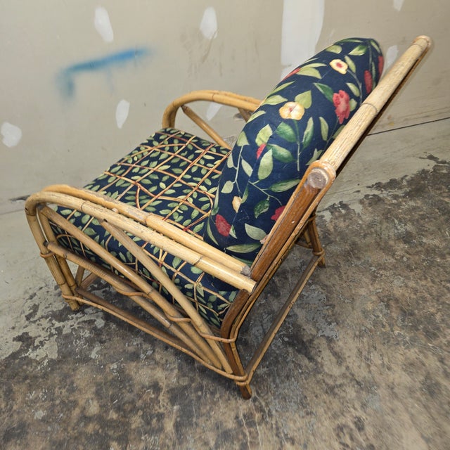 1940s Pair of Ficks Reed Club Chairs Attributed Paul T. Frankl For Sale - Image 14 of 18