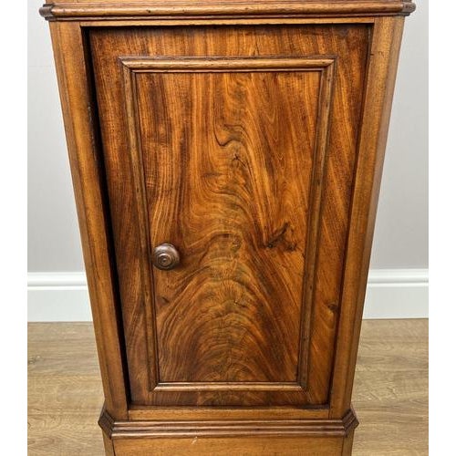 French Style Bedside Table with Marble Top For Sale - Image 5 of 13