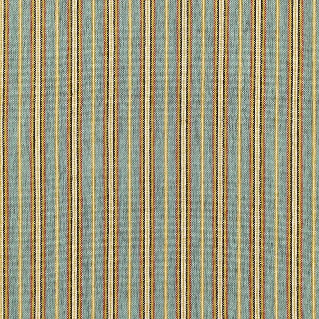 The multihued railroad stripes in this soft, woven chenille makes it perfect for coordinating with solids and patterns....
