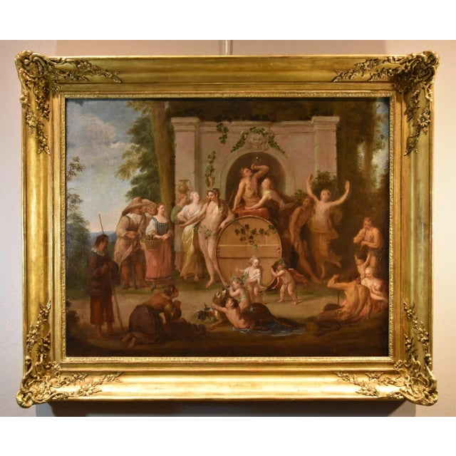 Jean jacques spoede (antwerp 1680 - paris 1757) triumph of bacchus oil on canvas (66 x 83 cm - framed 84 x 101 cm) full...