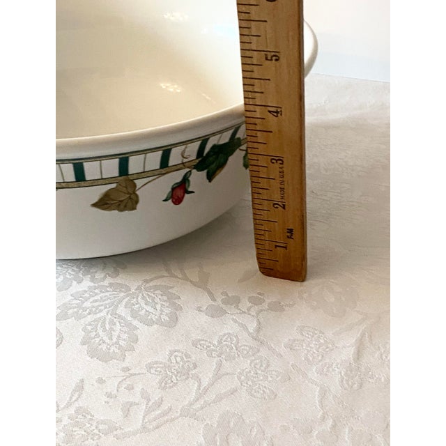 Lenox Summer Terrace Serving Bowl Mint Condition Late 20th Century For Sale In Denver - Image 6 of 10