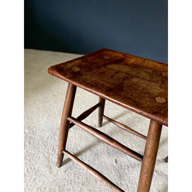 Antique Handmade Ladder Stools, 1890s, Set of 2 For Sale - Image 14 of 18