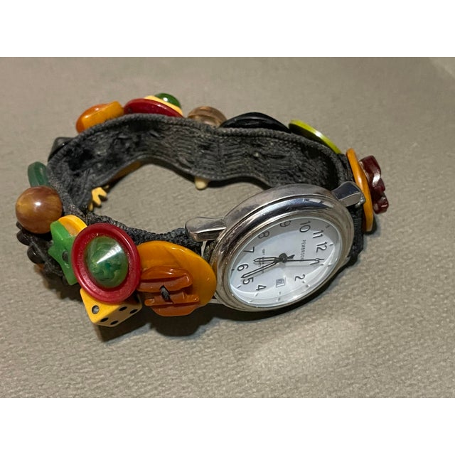 1990s 1990s Collectors Bakelite Vintage Penrose Watch For Sale - Image 5 of 8