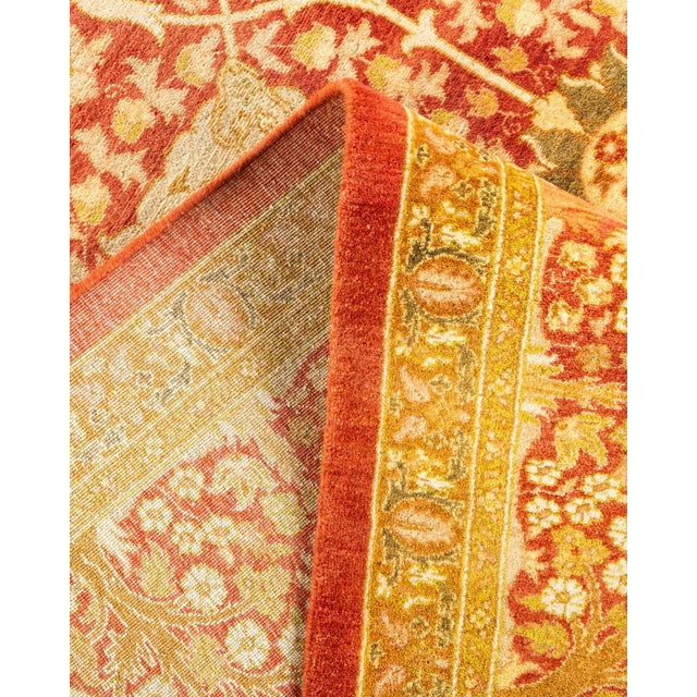 Mogul, One-of-a-Kind Hand-Knotted Area Rug in Orange, 6' 1" x 9' 0" For Sale In New York - Image 6 of 8