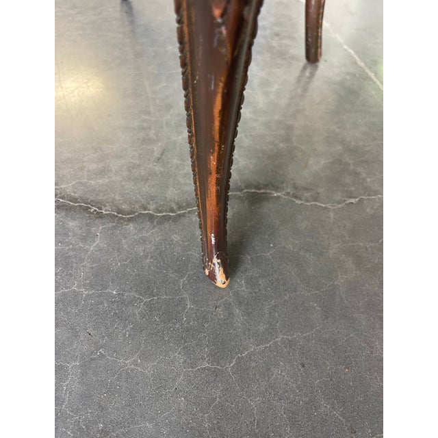 Louis XV Style Carved Wood Armchairs With Floral Upholstery, a Pair For Sale - Image 12 of 12