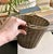 Vintage Solid Brass Woven Basket With Swing Handles For Sale In Louisville - Image 6 of 12