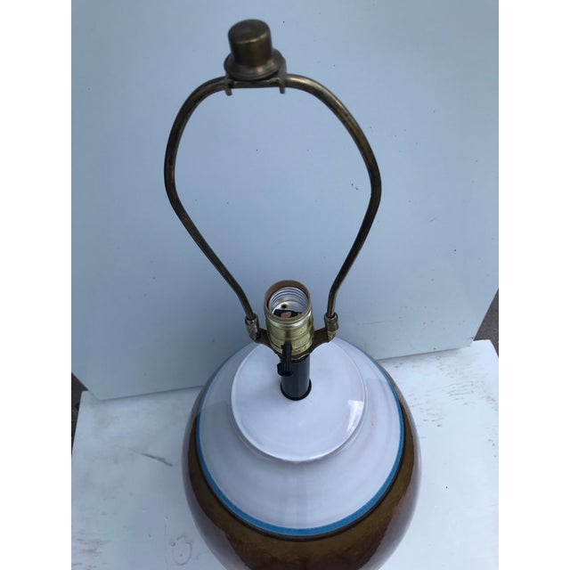 Raymor 1970s Raymor Mid-Century Modern Art Pottery Floor Lamp, Made in Italy For Sale - Image 4 of 6