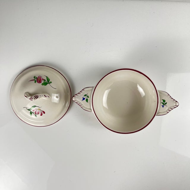 1980s Vintage Streetlight Bowl with Handle from KG Lunéville, 1950s For Sale - Image 5 of 10