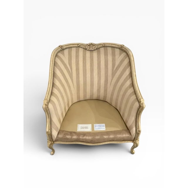 Henredon Beacon Hill 1990s Oversized French Country Bergère Armchair For Sale - Image 9 of 13