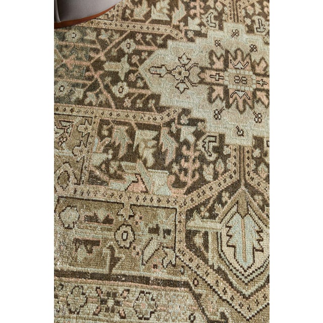 Vintage Persian Heriz Area Rug For Sale - Image 6 of 12