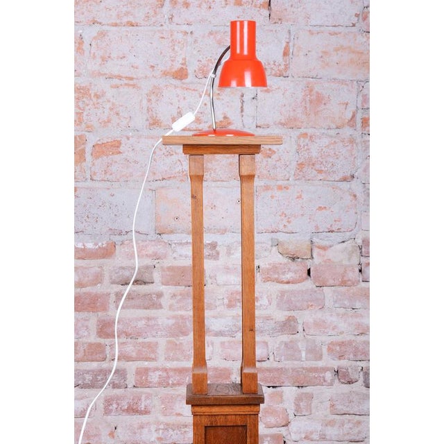 Mid-Century Czech Chrome Table Lamp attributed to J. Hůrka for Napako, 1960s For Sale - Image 11 of 13