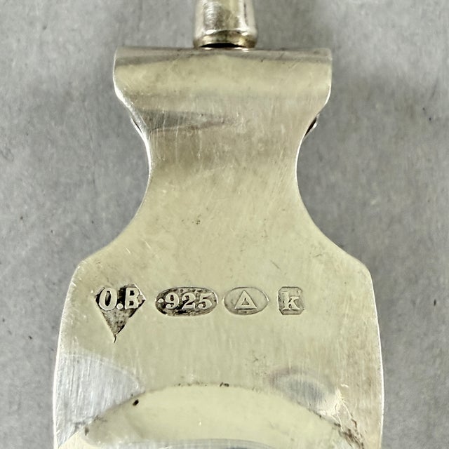 English Estate Sterling Silver Lemon Squeezers, Set / 4 For Sale In Philadelphia - Image 6 of 16