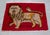 1980s Hand-Knotted Small Turkish Rug, Lion Motif Wellcome Mat Entry Decor - 22" X 16" For Sale - Image 4 of 10