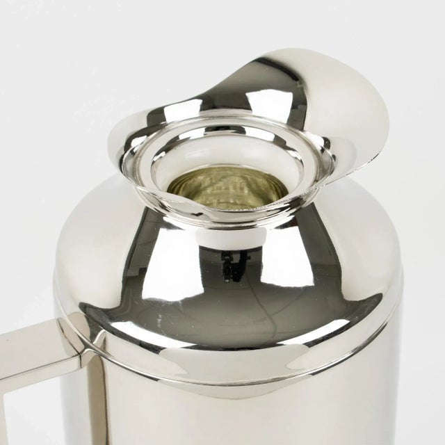 Loewe Spain Chrome and Gilt Metal Thermos Insulated Decanter For Sale - Image 11 of 13