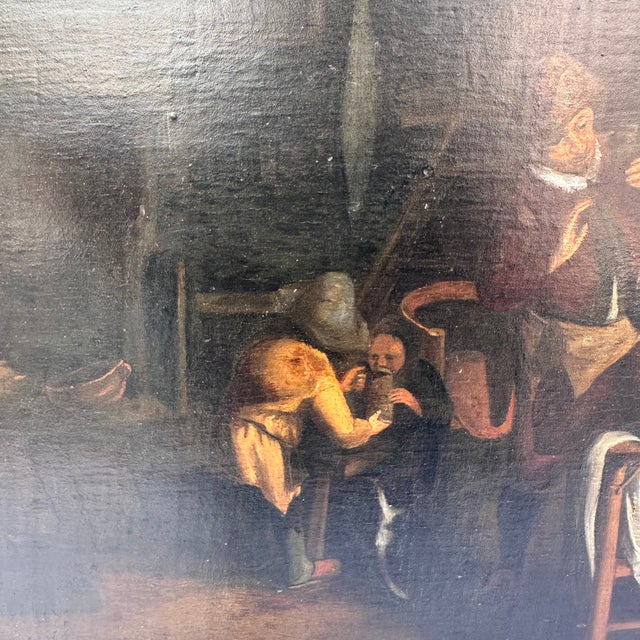 Dutch School, Genre Scene, 1800s, Oil on Board For Sale - Image 7 of 18