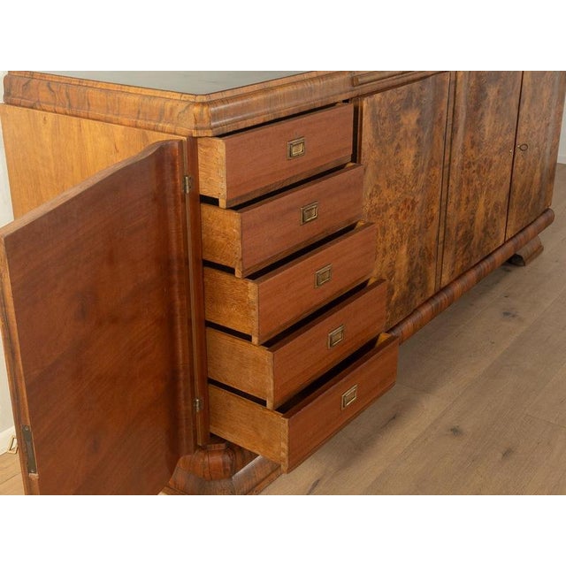 Wood Art Deco Sideboard in Solid Wood For Sale - Image 7 of 13