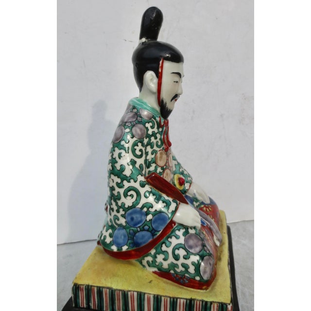 Antique Japanese Kutani Ceramic Figure For Sale In New York - Image 6 of 11