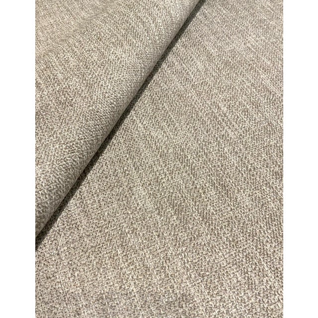 Modern Clarke and Clarke F1+42-2/02.cac Gray Woven Designer Fabric - 4 Yards For Sale - Image 3 of 3