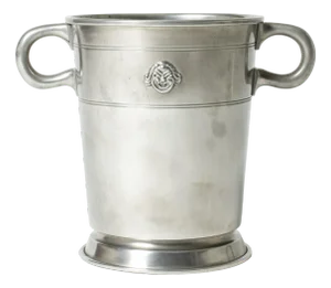 Vintage Pewter Ice Bucket by Hugo Ghelin for Ystad-Metall, 1928